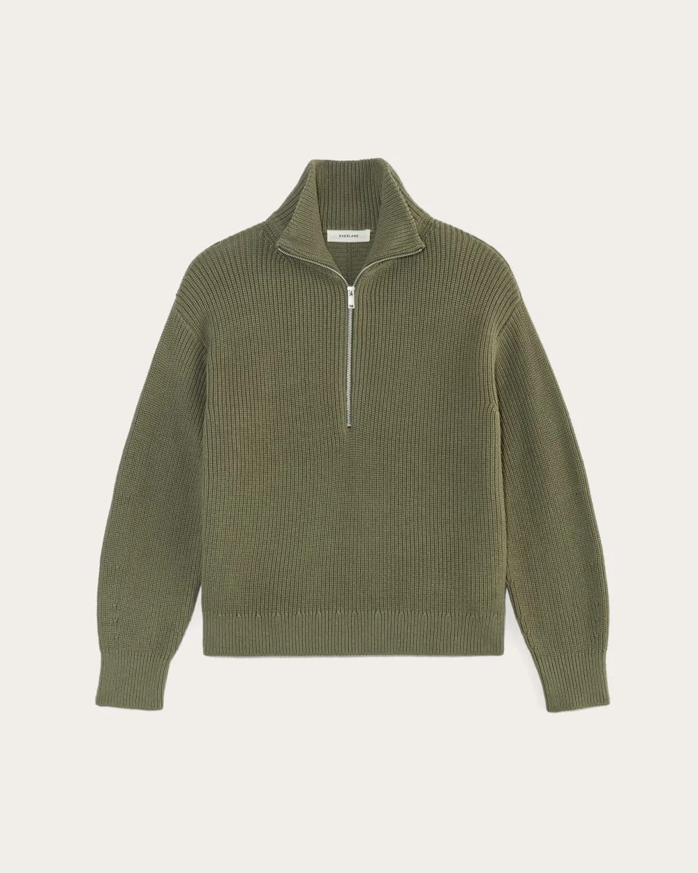 THE HALF-ZIP IN EVERYDAY COTTON - 1