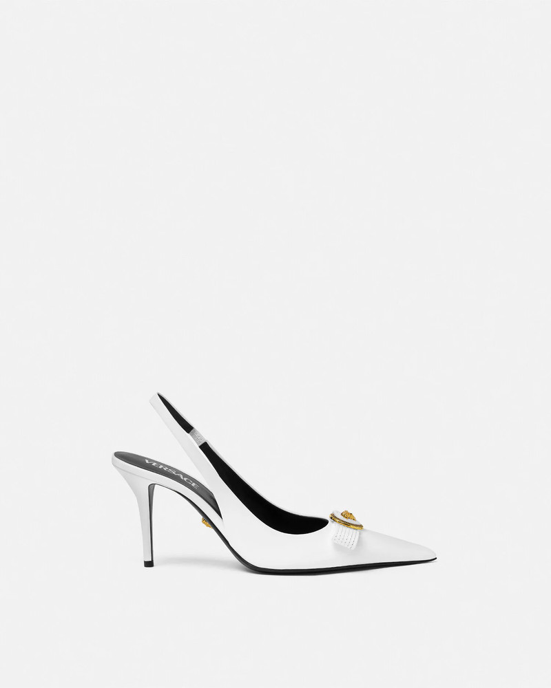 Gianni Ribbon Slingback Pumps 85 mm 1