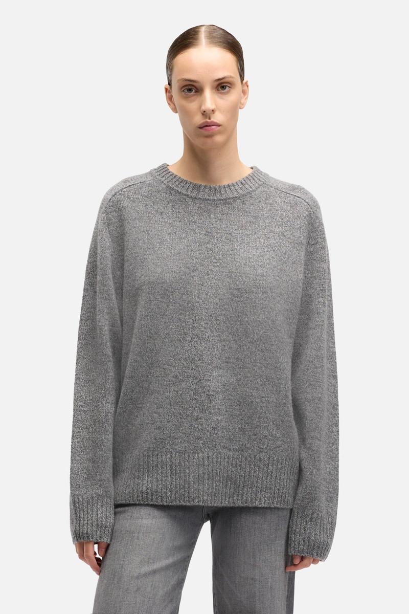 Cashmere Relaxed Sweater in Dark Grey 3