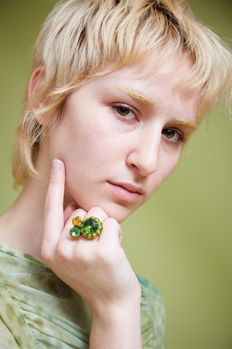 Collina Strada LIME CANDY GEM RING outlook