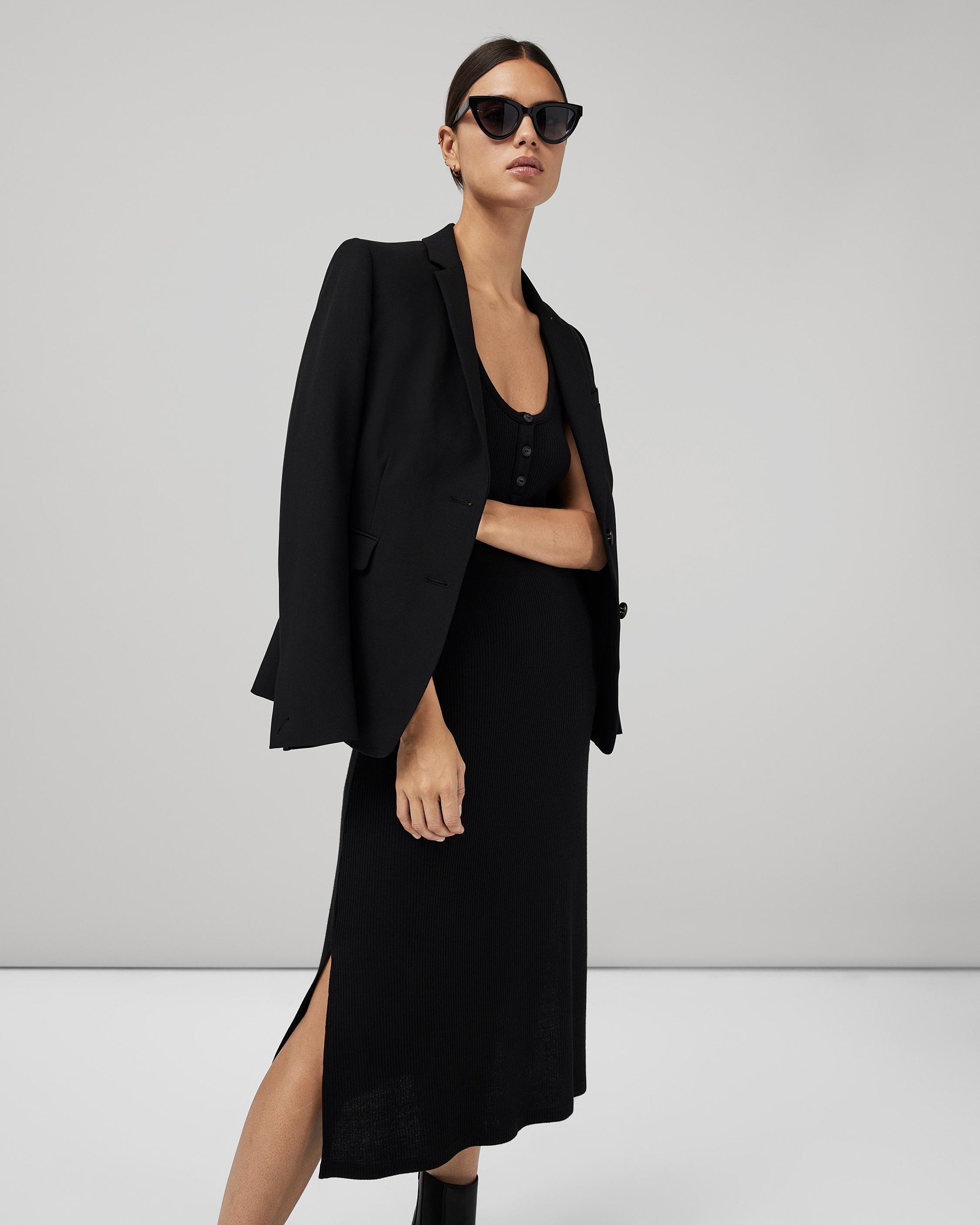 The Knit Rib Midi T-Dress
Jersey Dress - 7