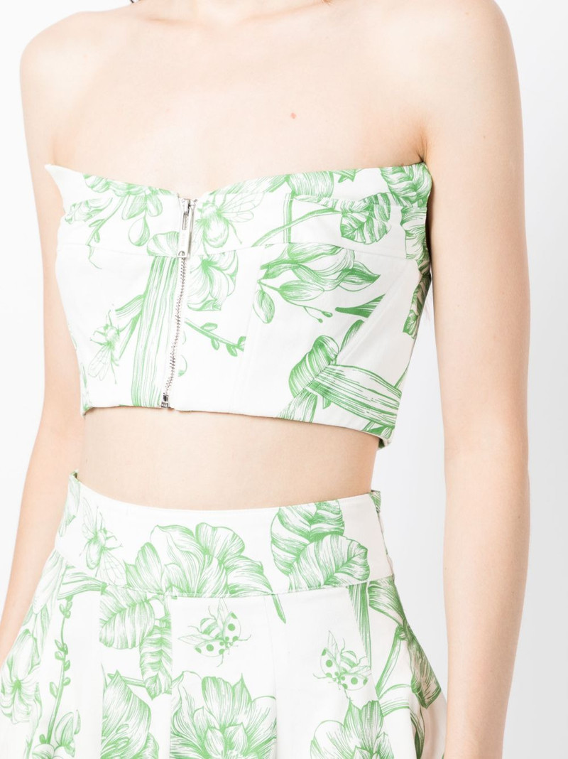 floral-print cotton top 5