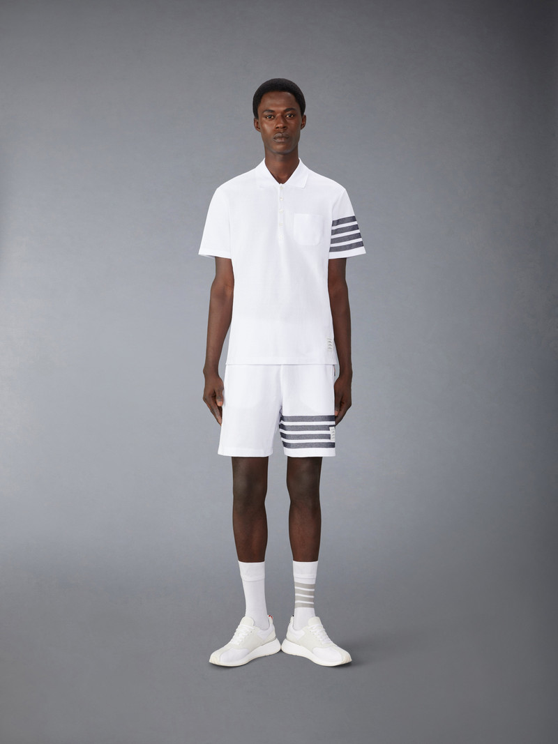 4-Bar cotton polo shirt 3