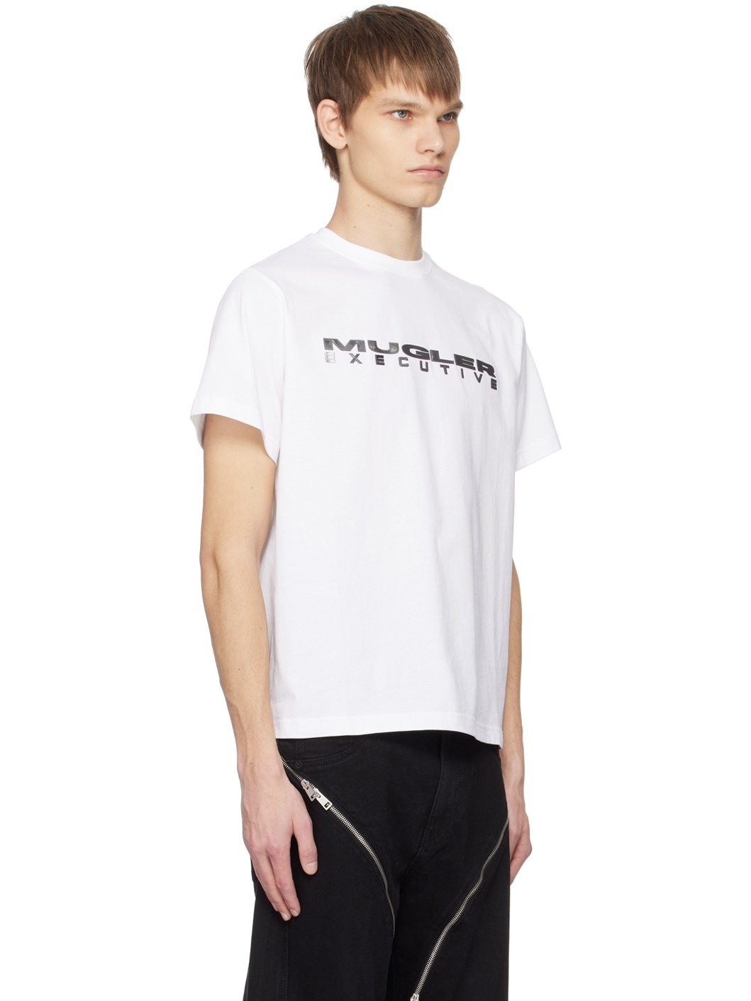 White Appliqué T-Shirt - 2