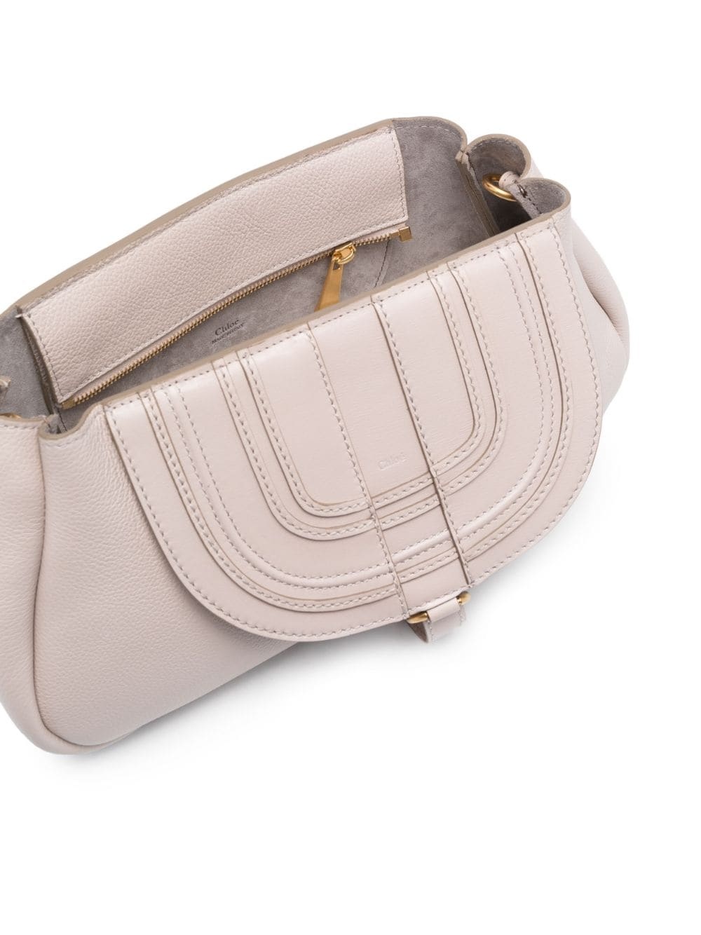 Marcie leather clutch bag - 5