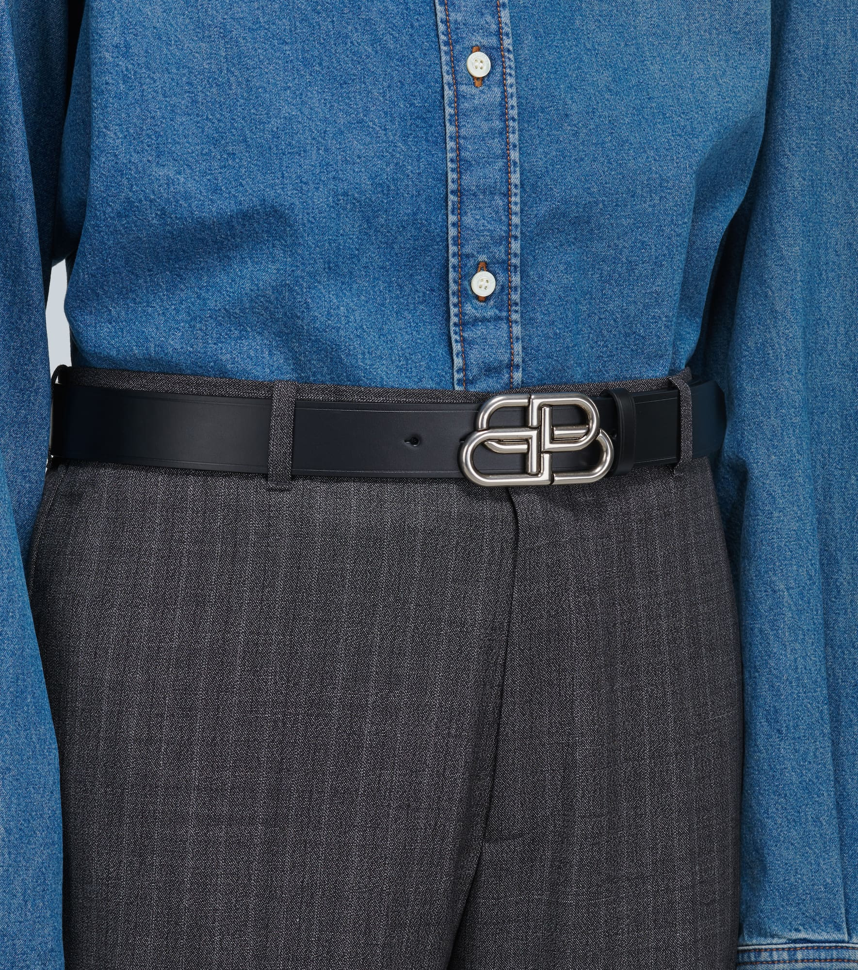BB Large leather belt - 2