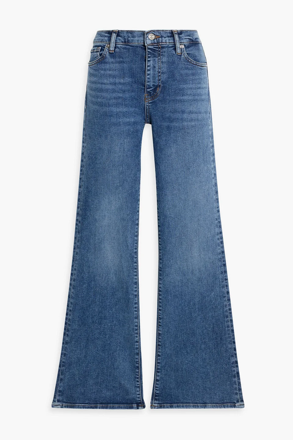 The Icon mid-rise flared jeans - 1