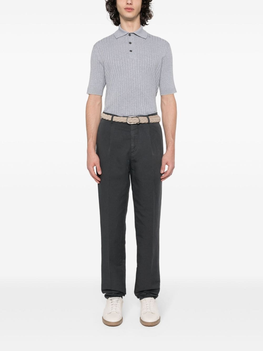 tapered chino trousers - 2