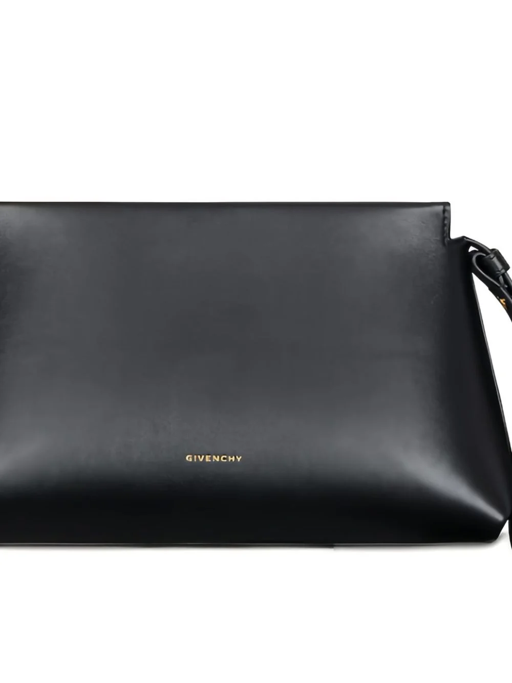 leather clutch bag - 1