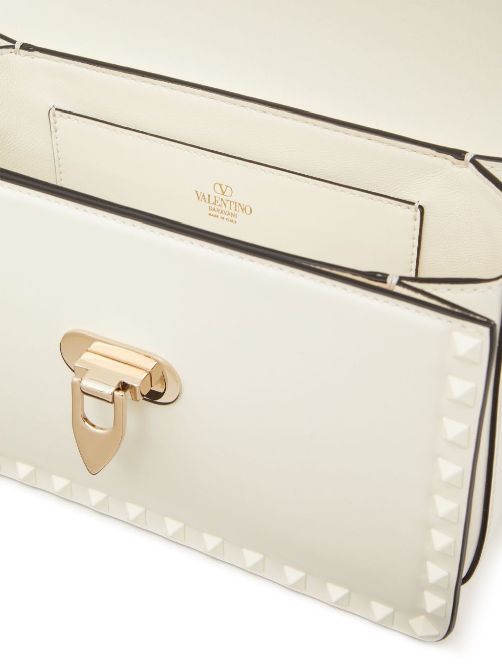 Rockstud leather shoulder bag - 6