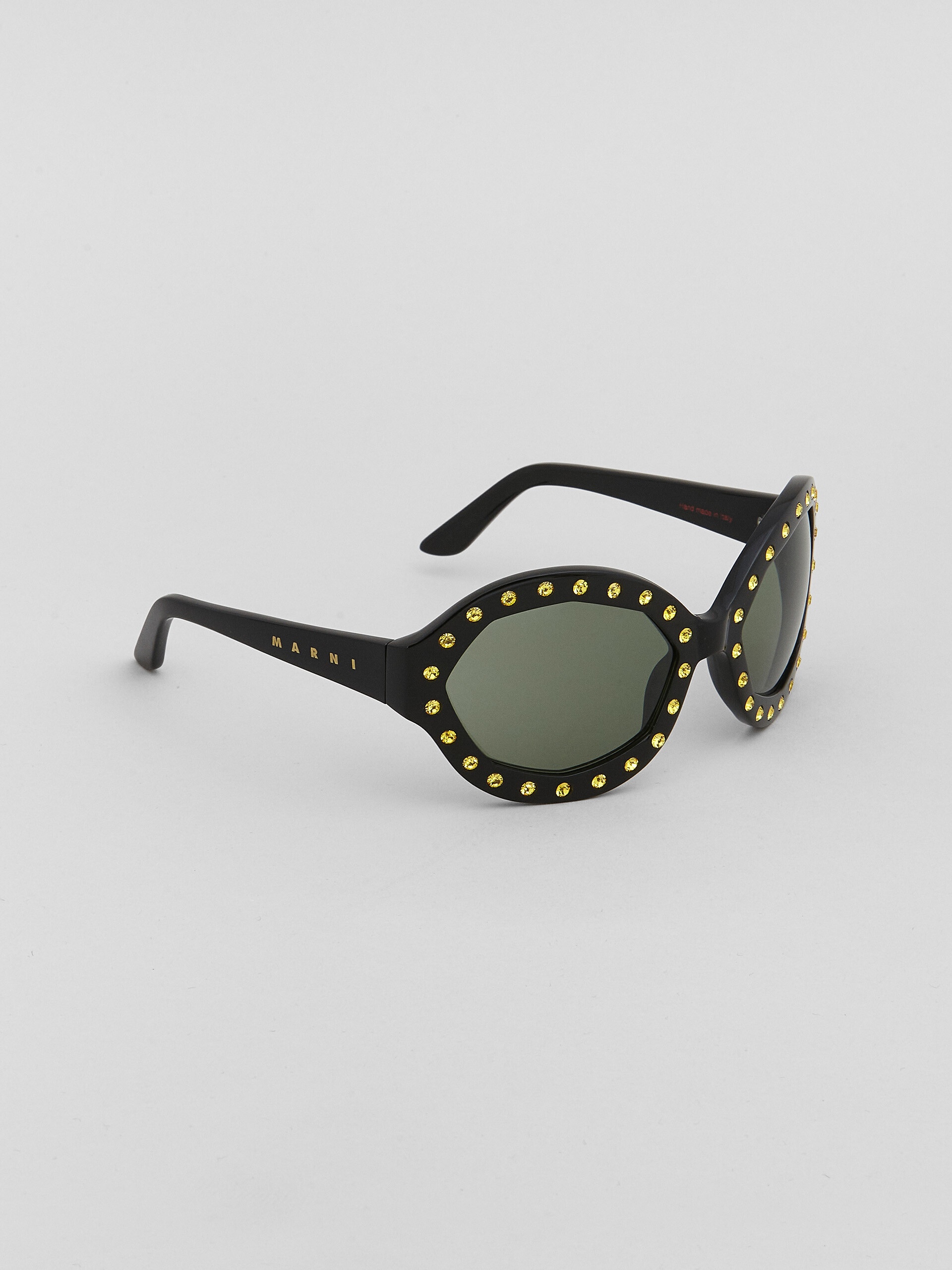 NAICA MINE BLACK ACETATE SUNGLASSES - 3