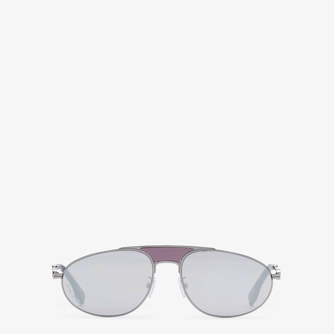 Presented at the Fall-Winter 22 fashion show, these oval-shaped pilot-style shield sunglasses are ma - 1