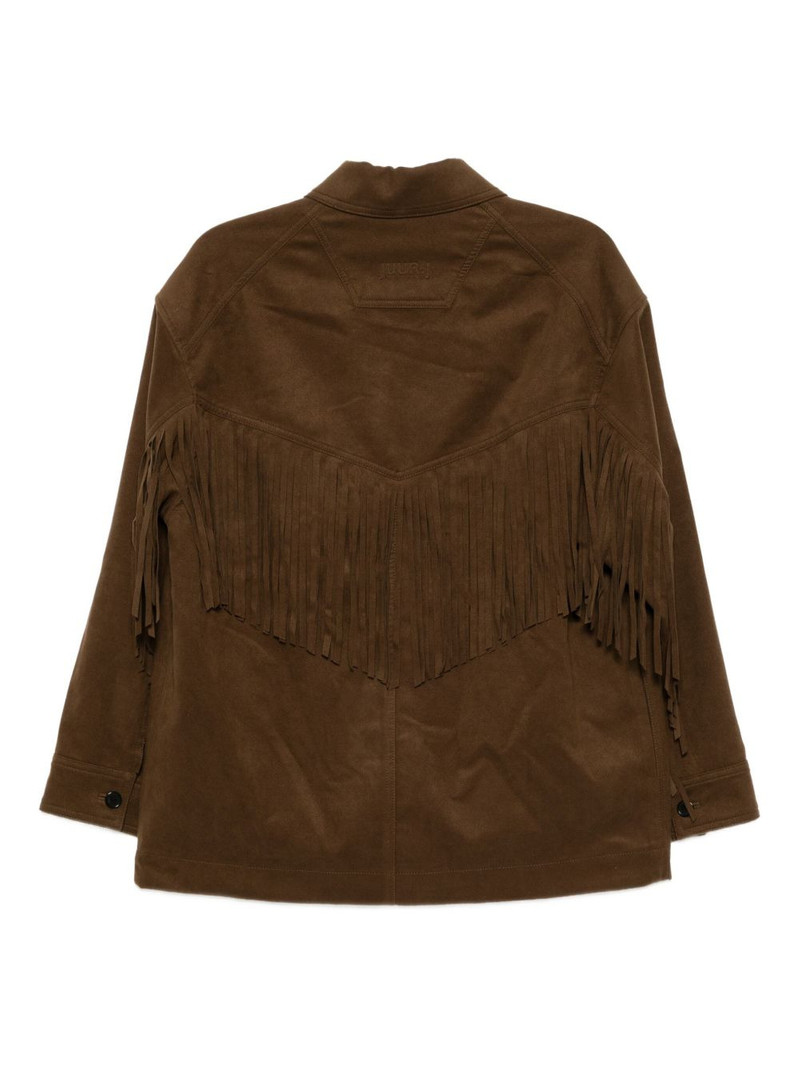 JUUN.J fringed suede jacket outlook