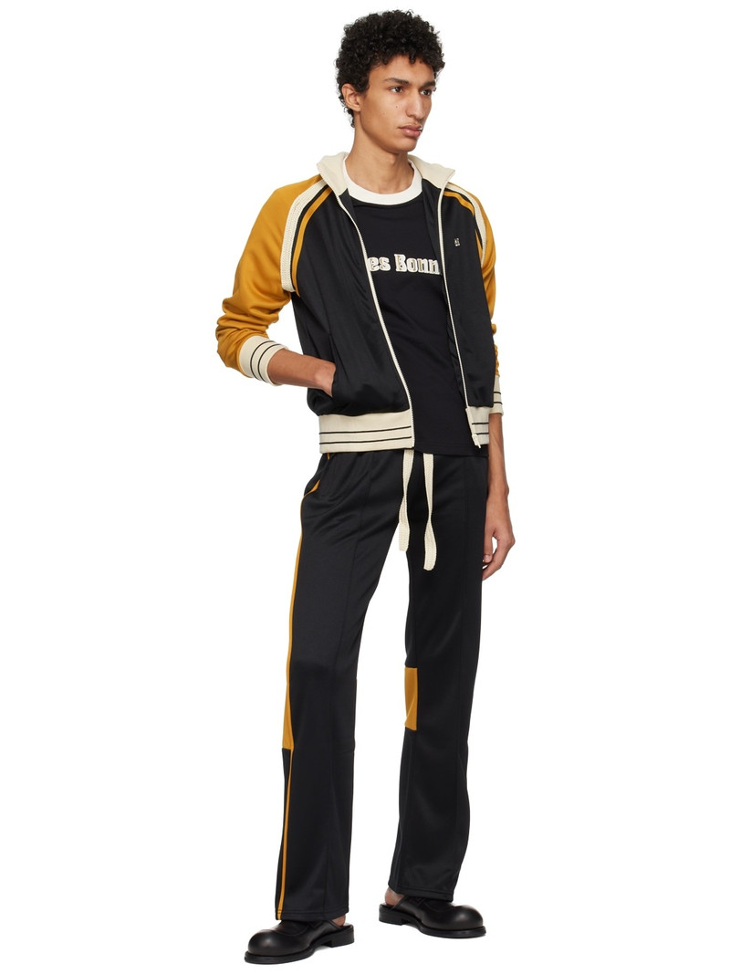 WALES BONNER SSENSE Exclusive Black Percussion Track Pants outlook