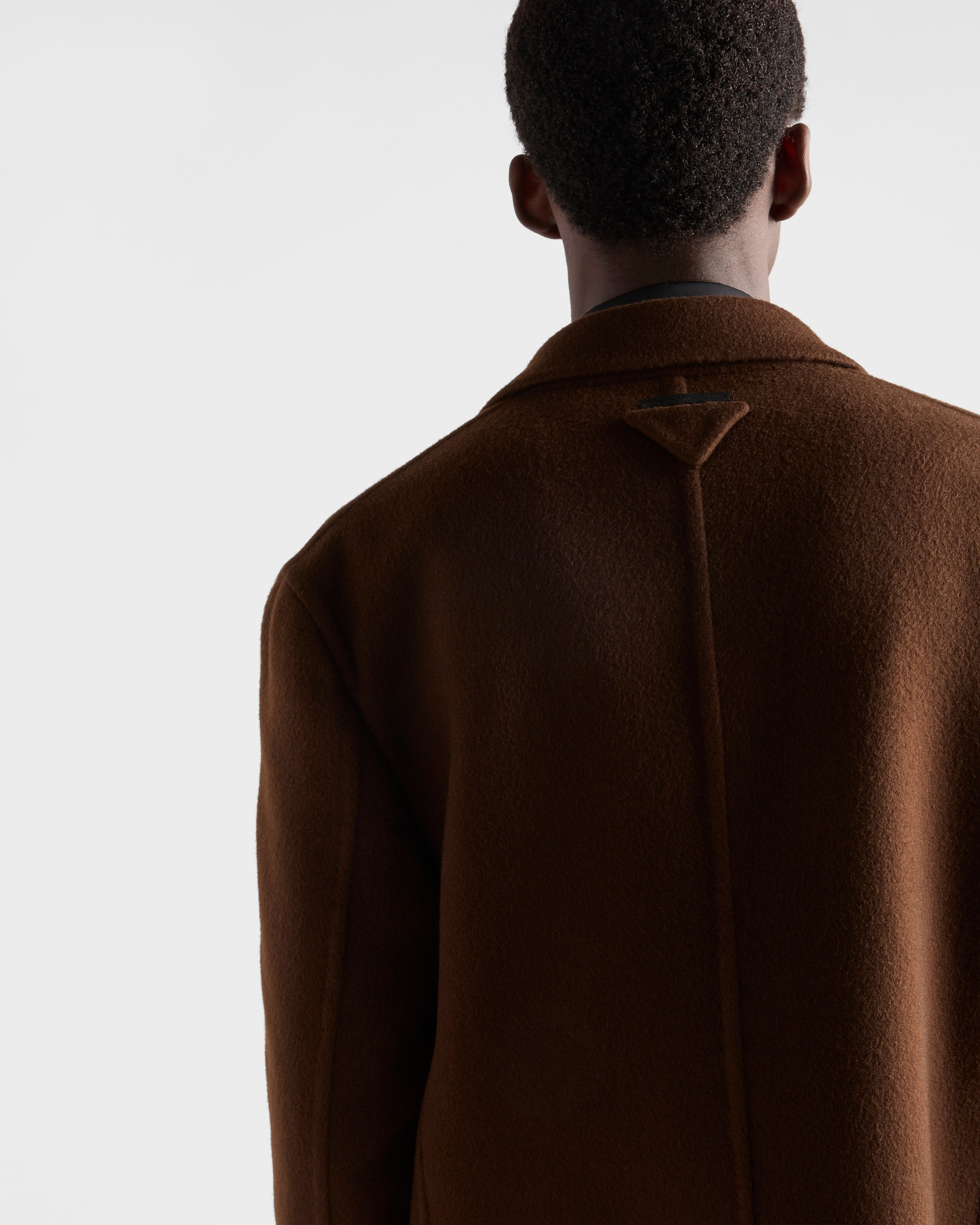 Double-breasted cashmere jacket - 6