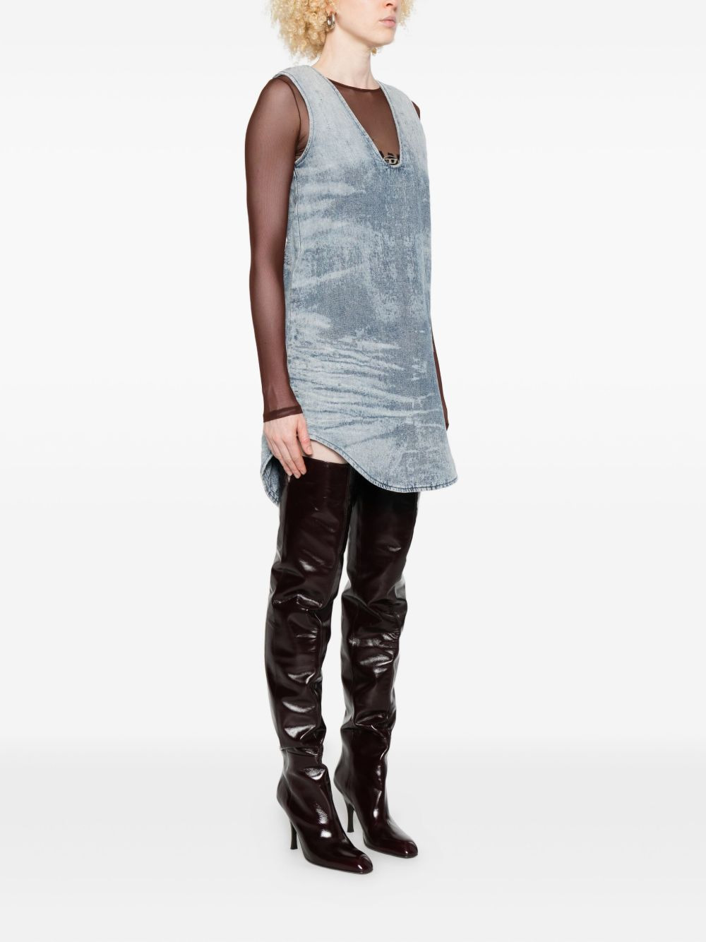 Diesel Women Denim Short Dress - 5