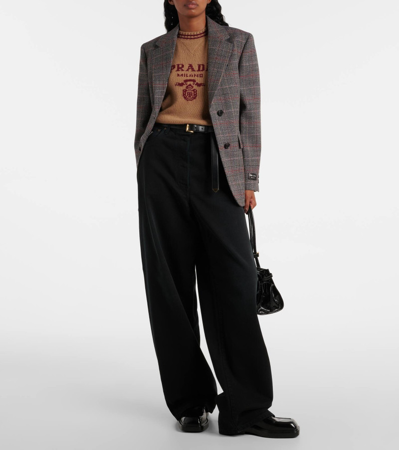 Prada High-rise wide-leg jeans outlook