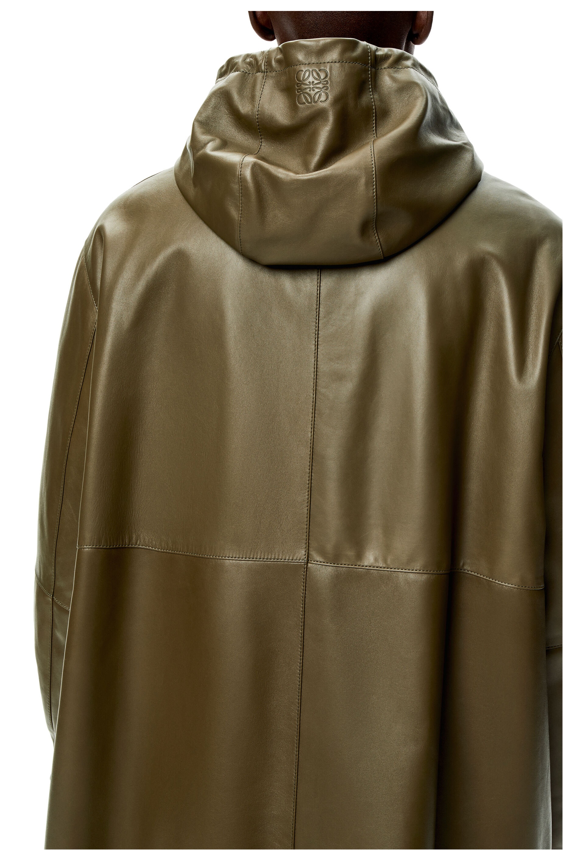 Hooded coat in nappa - 5