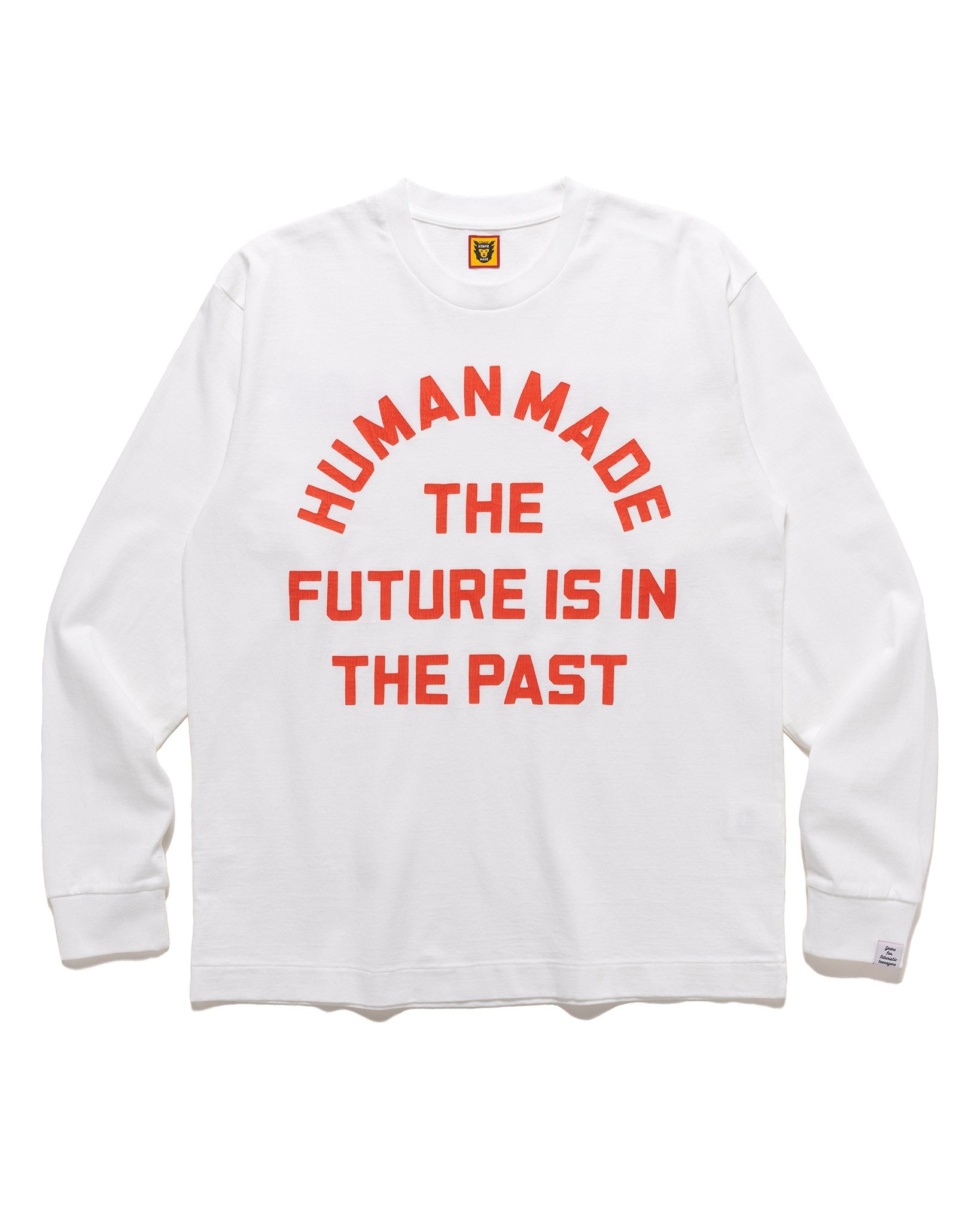 Graphic L/S T-Shirt #04 White - 1