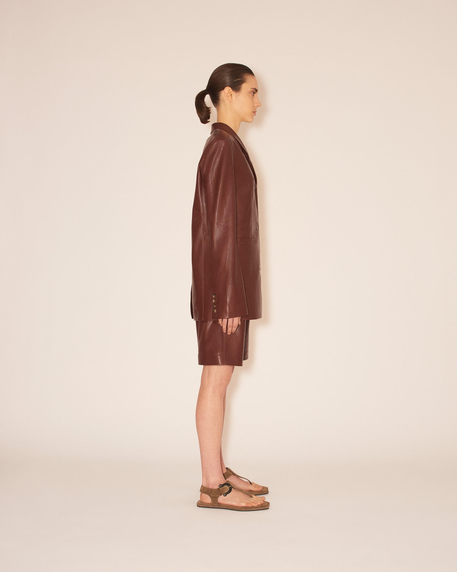 ARIZA - Boxy fit blazer - Plum chutney - 4