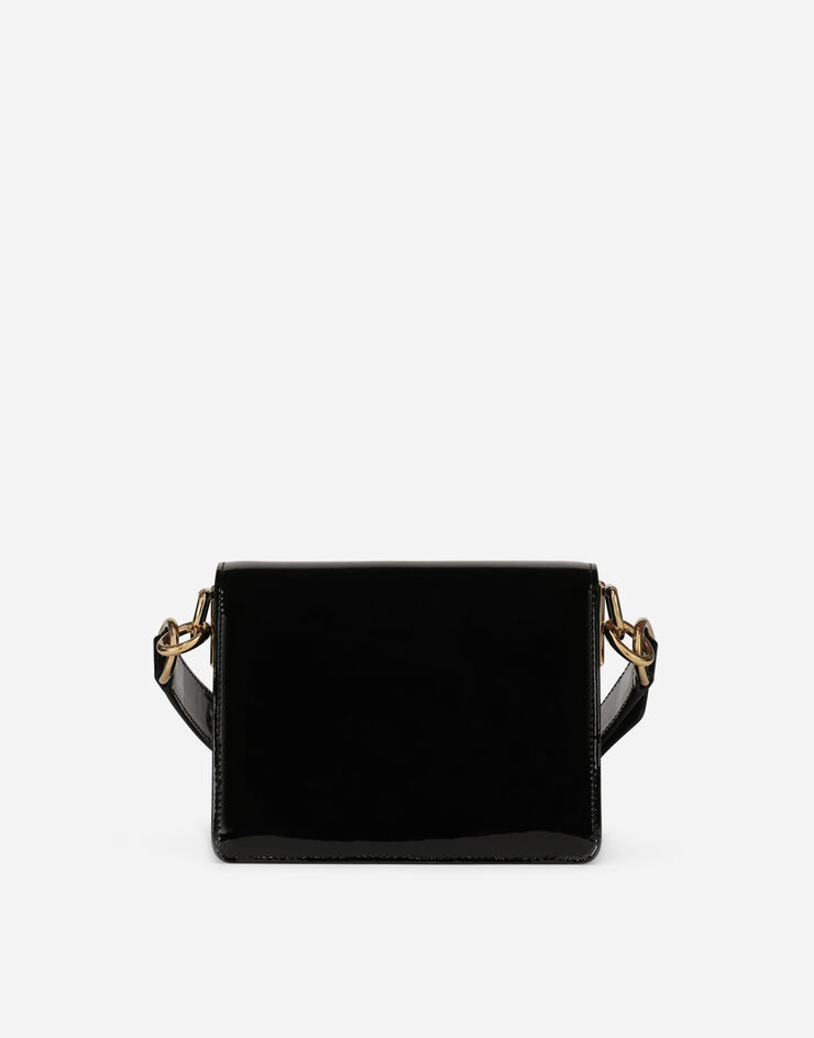 Small patent leather shoulder bag with DG fastening - 4