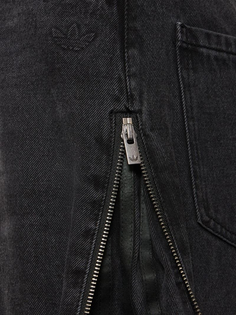 adidas Originals Denim wide pants outlook