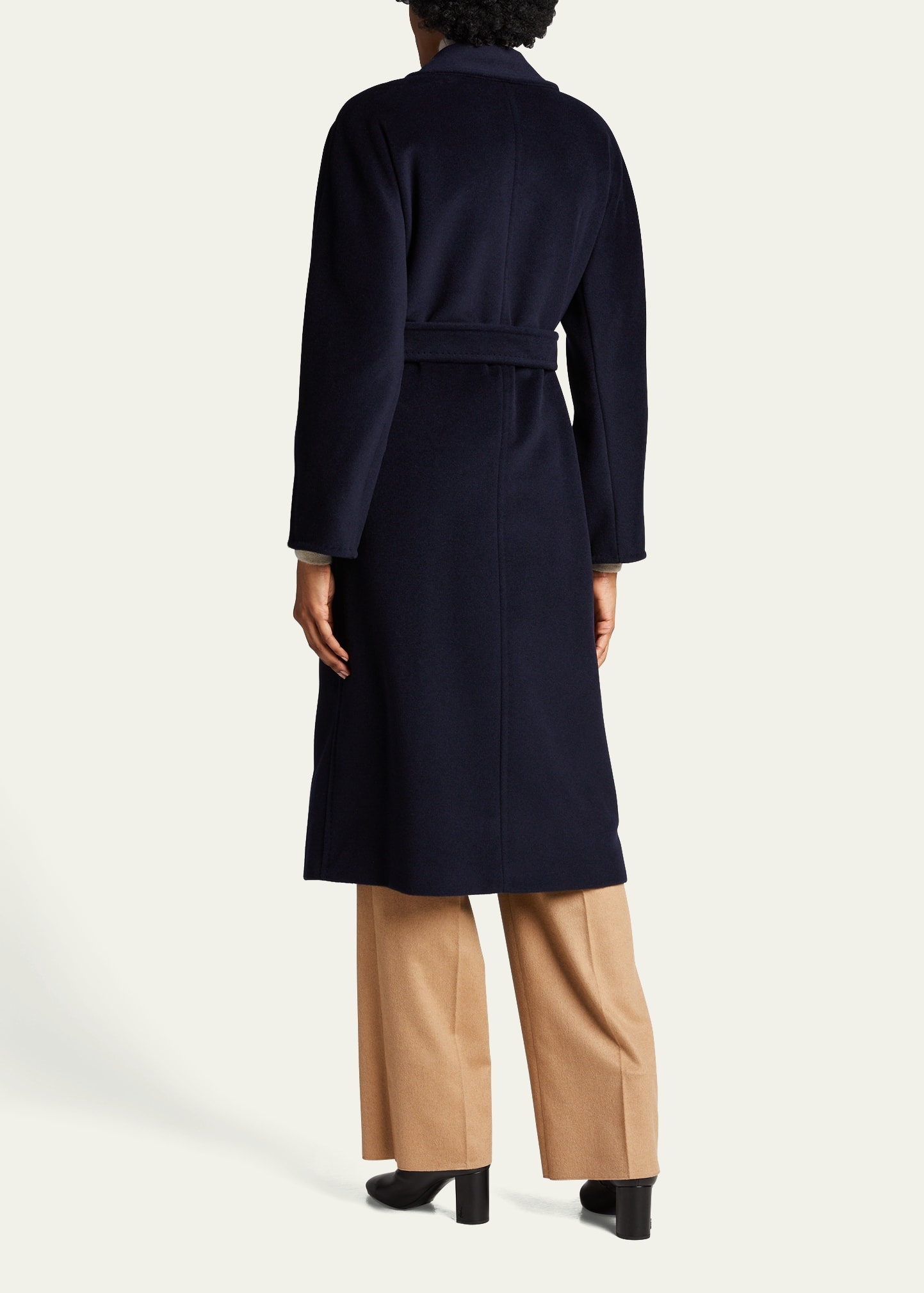 Madame Belted Wool/Cashmere Coat - 3
