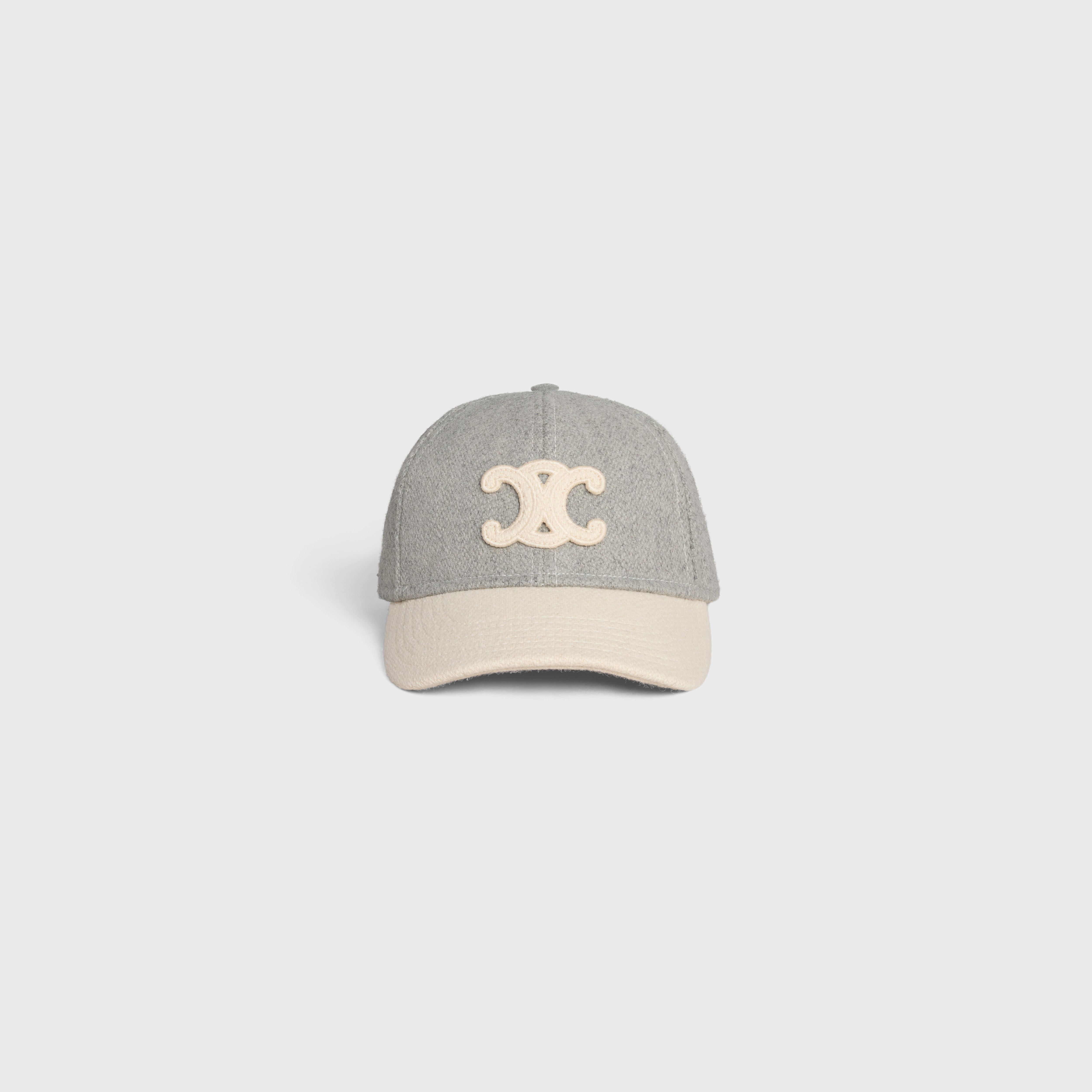 triomphe baseball cap in wool - 2