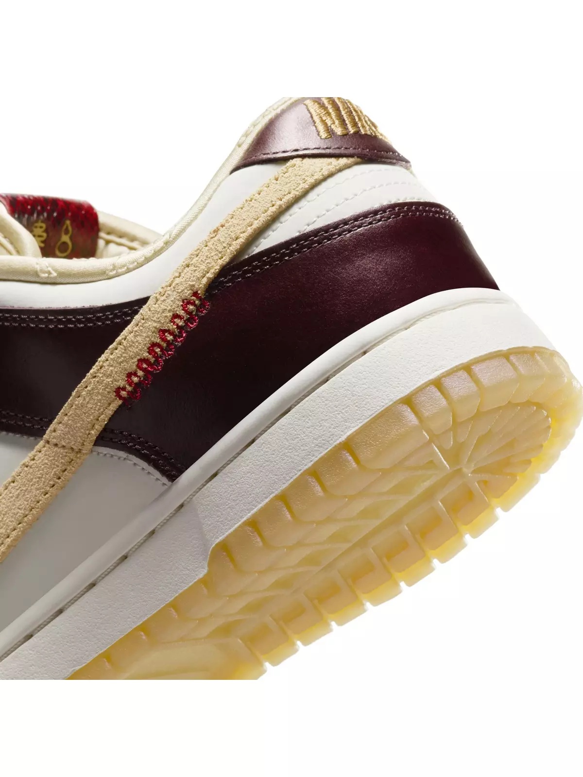 Dunk Low LX "Sail/Team Gold/Burgundy Crush" Women's Shoe - 10
