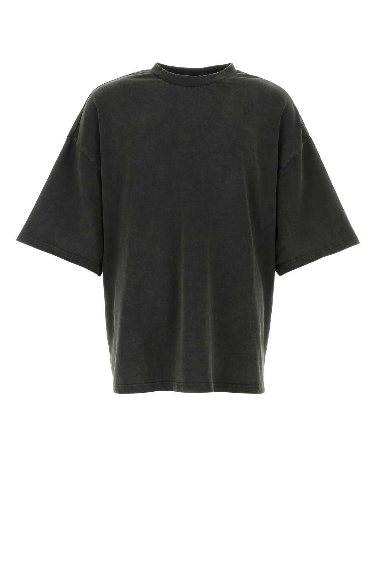 Graphite cotton oversize t-shirt - 1