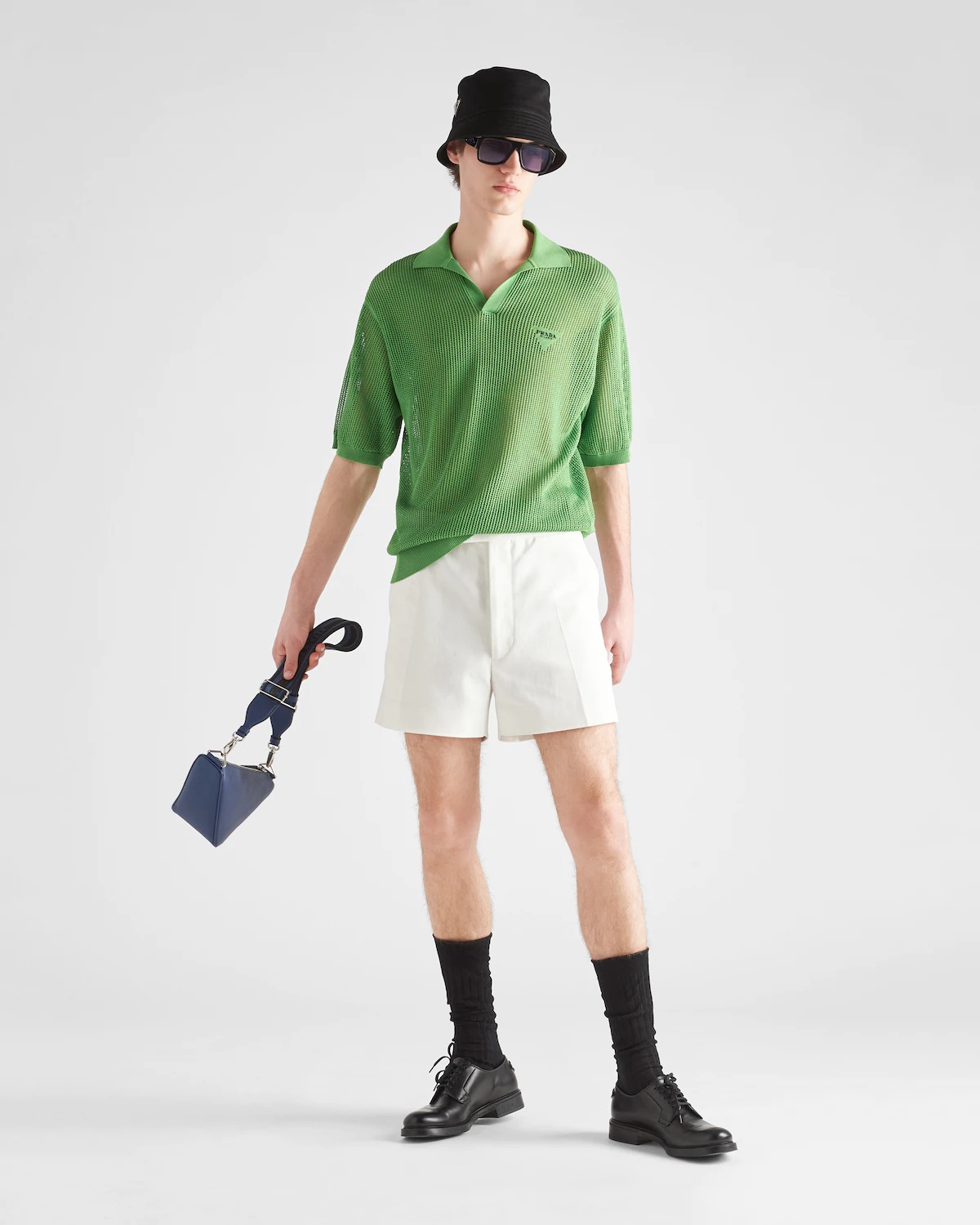 Cotton and silk polo shirt - 2