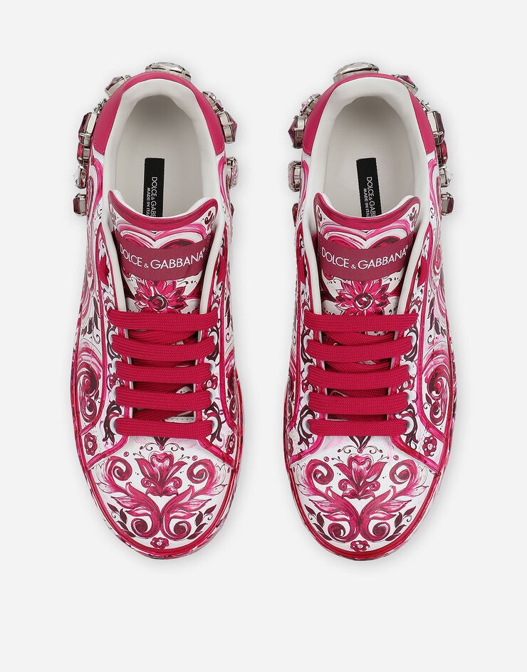 Calfskin Portofino sneakers - 4