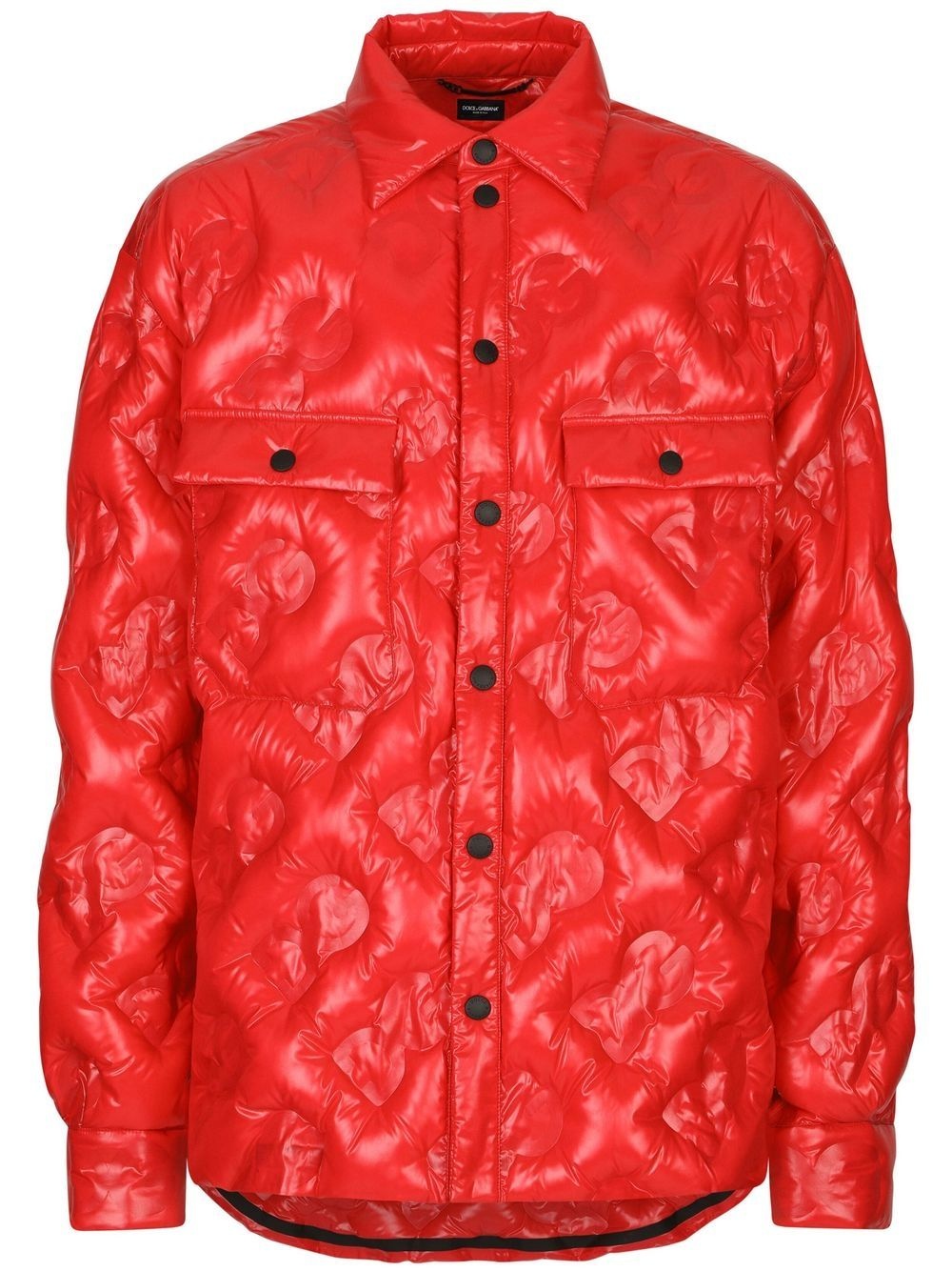 DG quilted shirt jacket - 1