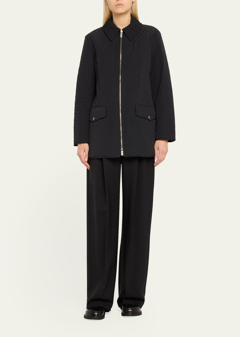 Burberry Quilted Nylon Shirt Jacket outlook