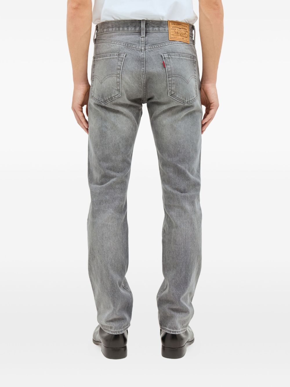 x JJJJound logo-patch jeans - 3