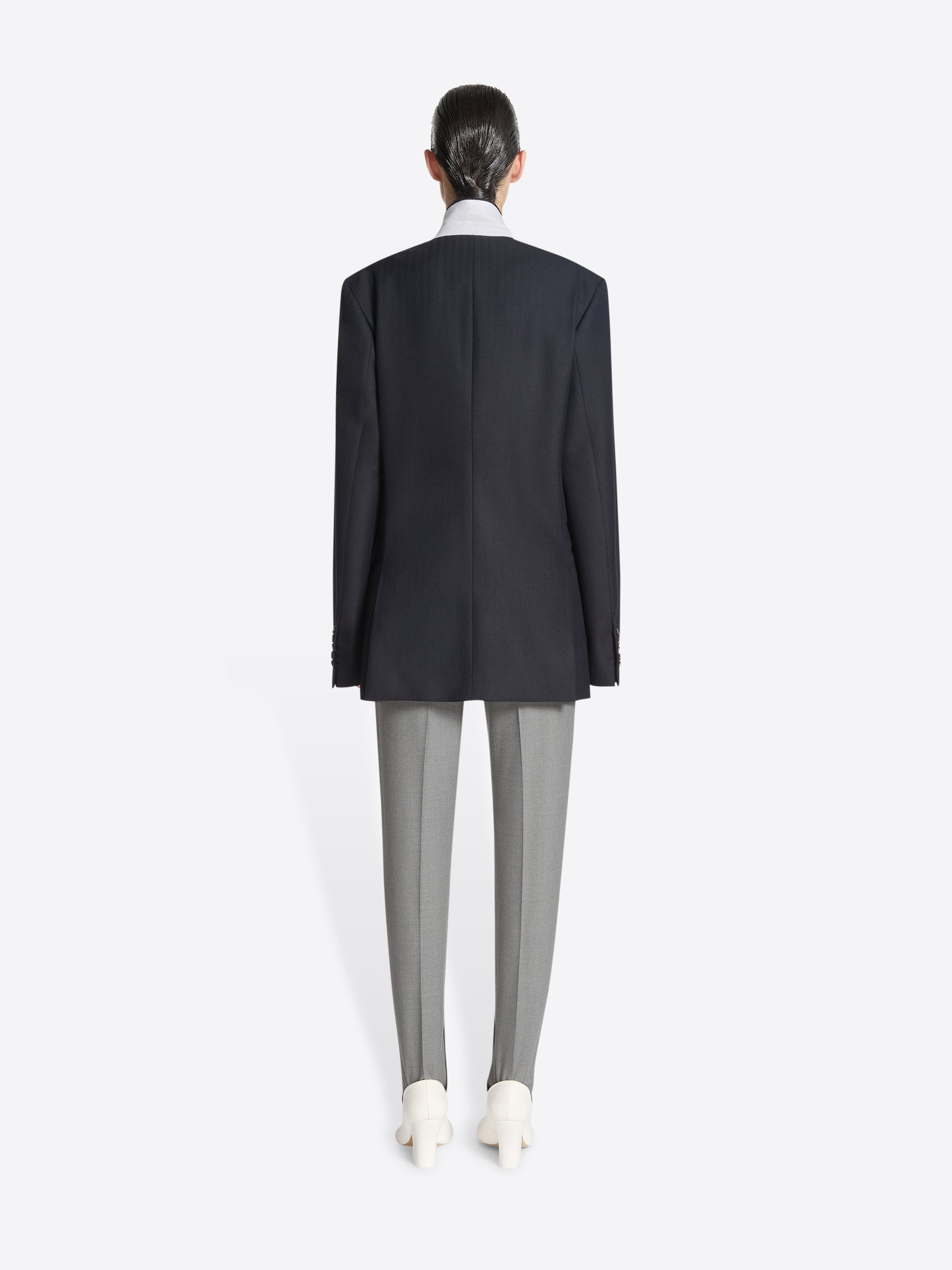 OVERSIZED WOOL BLAZER - 4