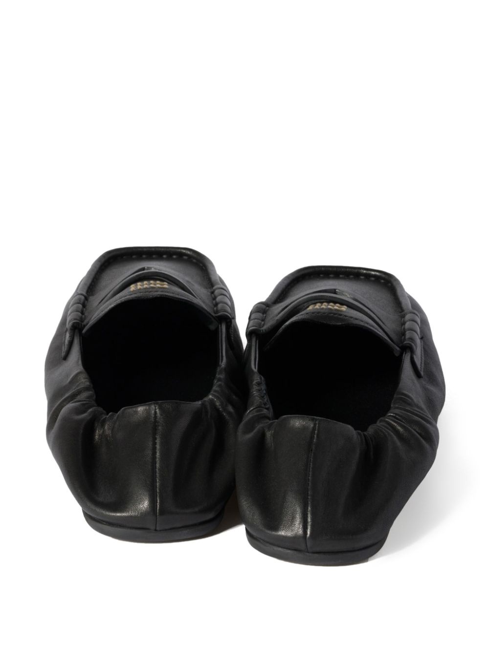 embossed-logo loafers - 3