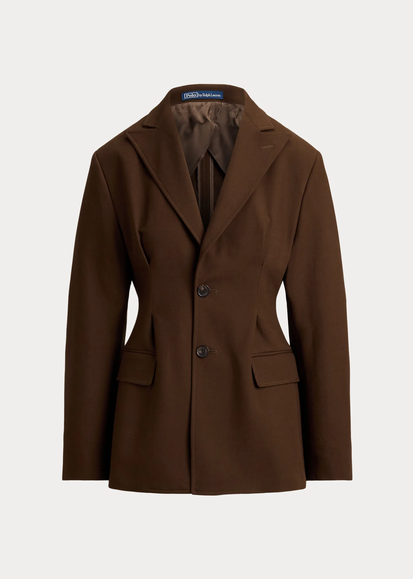 Single-Breasted Cotton-Wool Crepe Blazer - 1