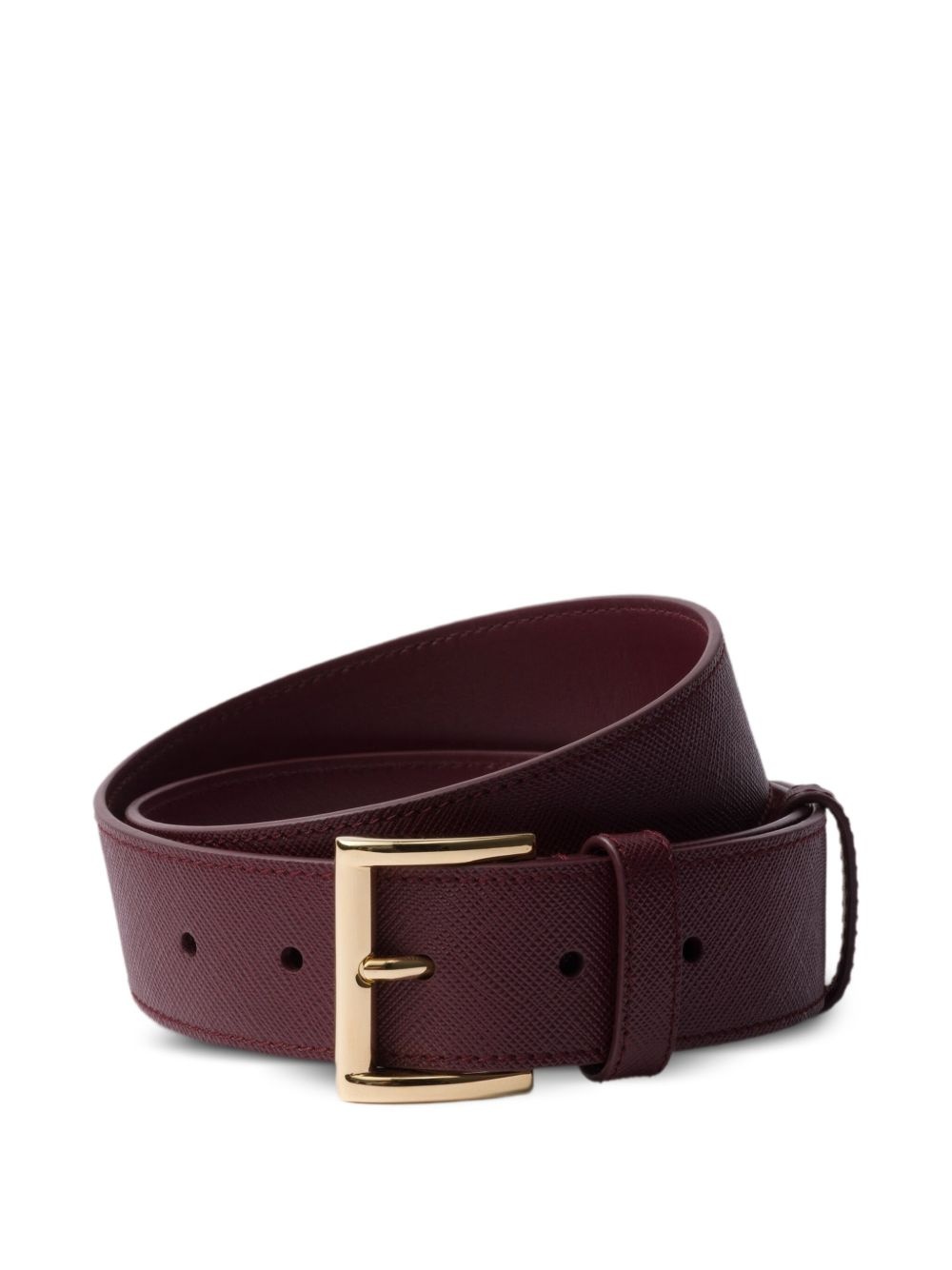 Saffiano leather belt - 1