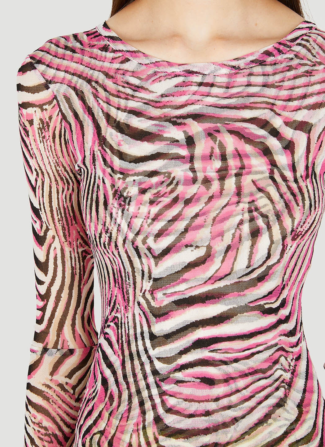 Cardio Animal Print Crewneck Top - 5