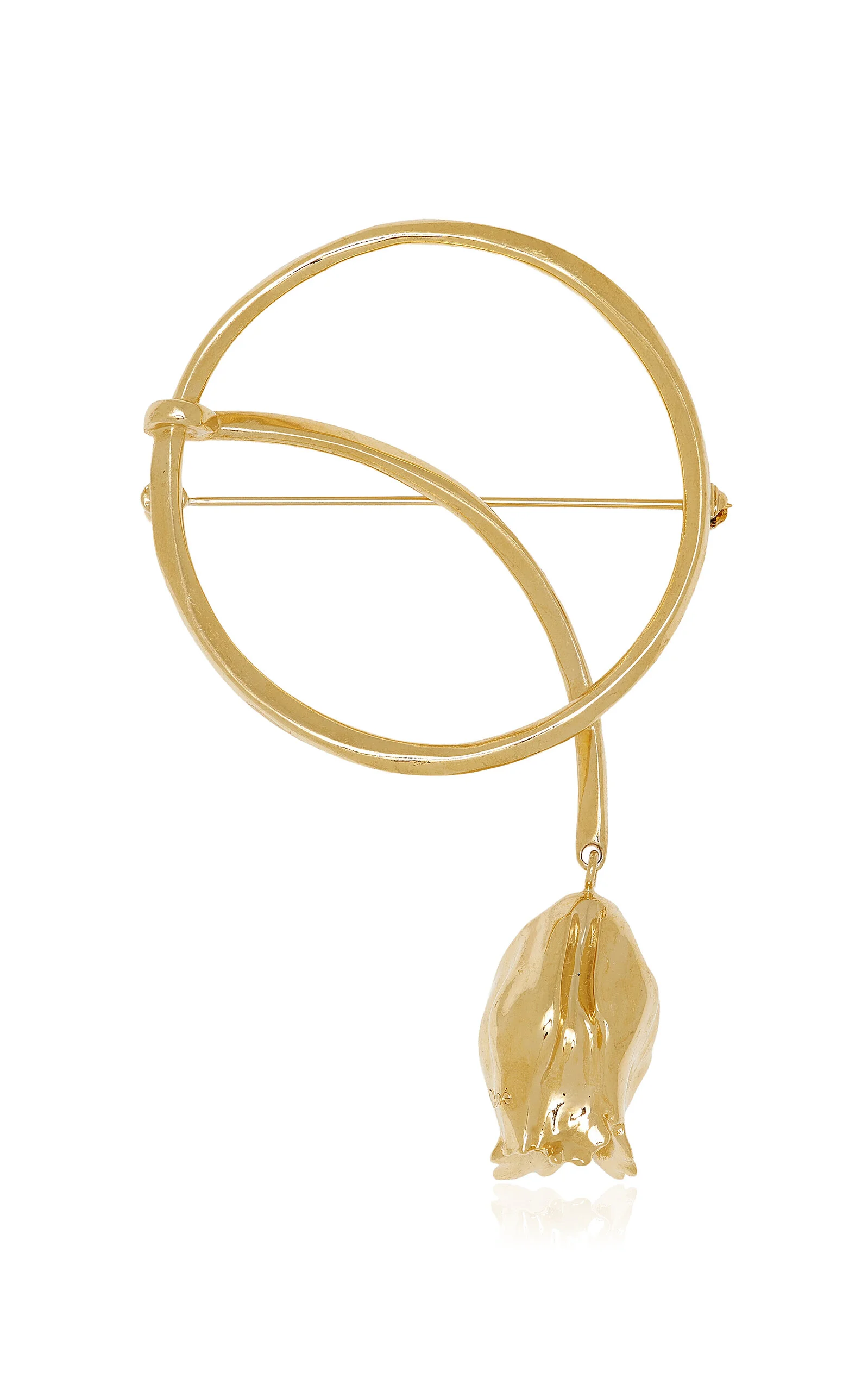Bloomcraft Brass Brooch - 1