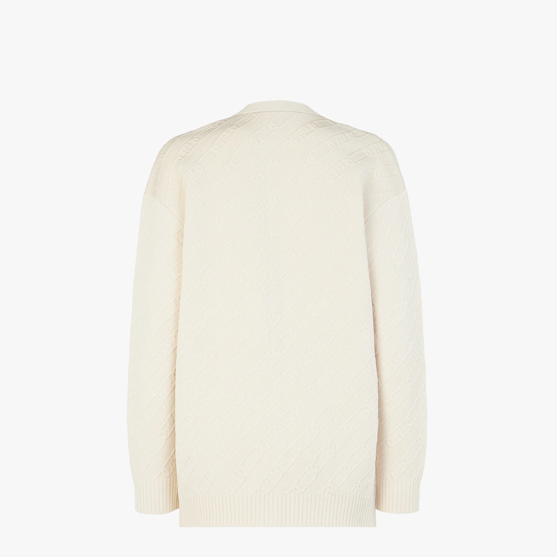 White viscose cardigan - 2