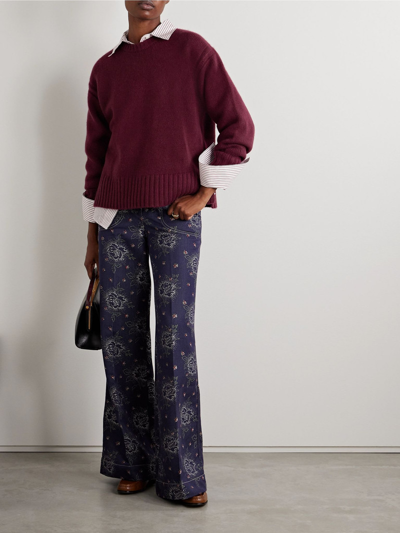 GUEST IN RESIDENCE Cashmere sweater Plum outlook