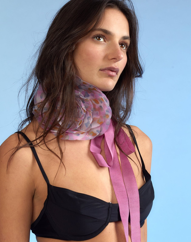 CYNTHIA ROWLEY Organza Flower Ties outlook