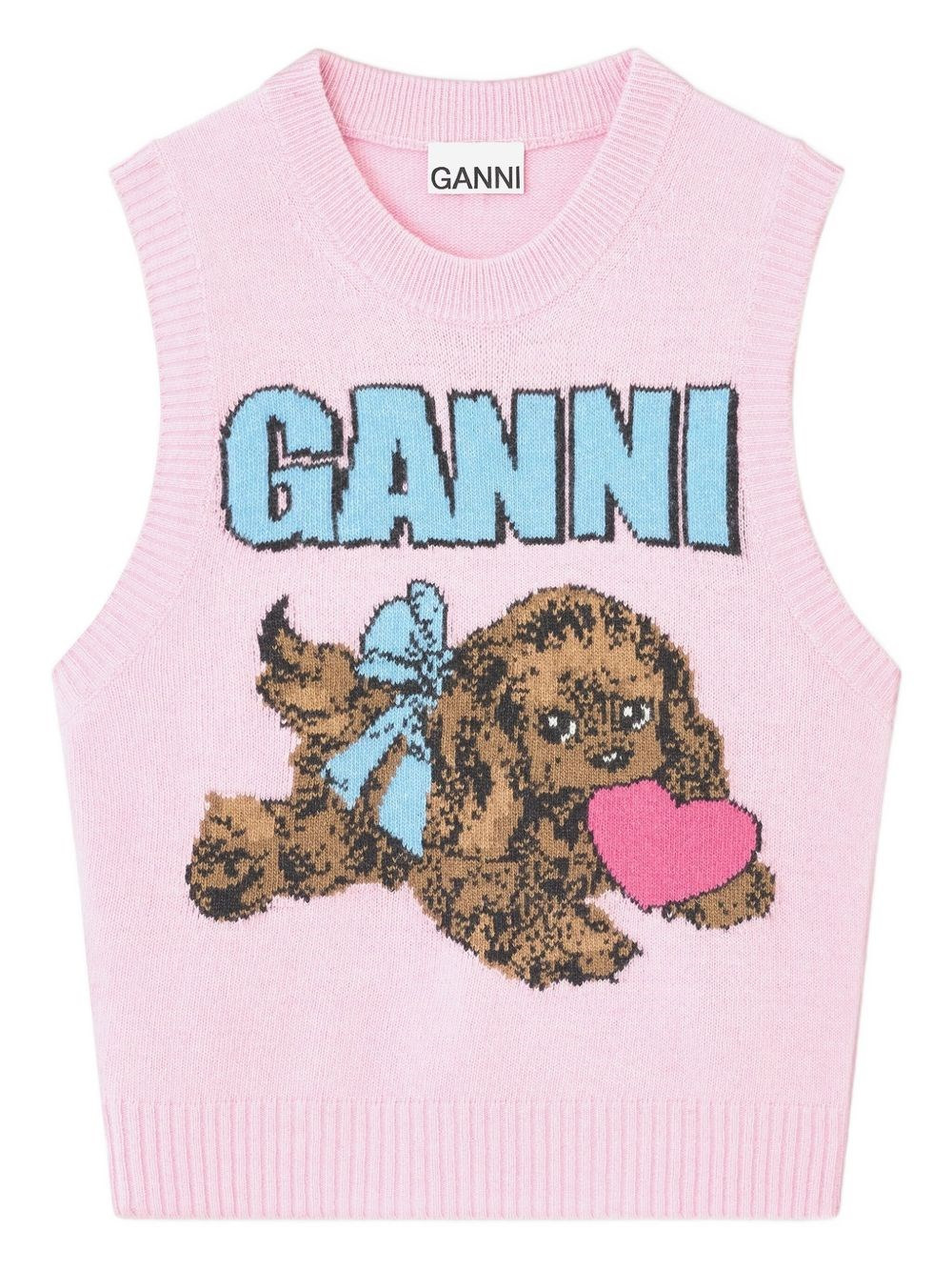 Puppy Love wool vest - 1
