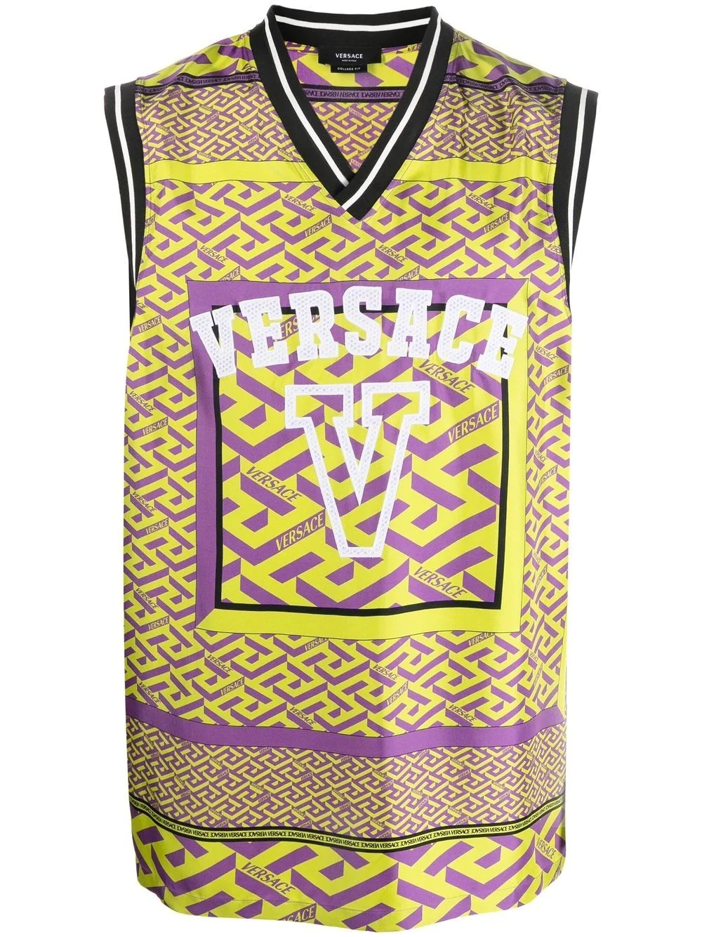 sleeveless logo-print tank top - 1