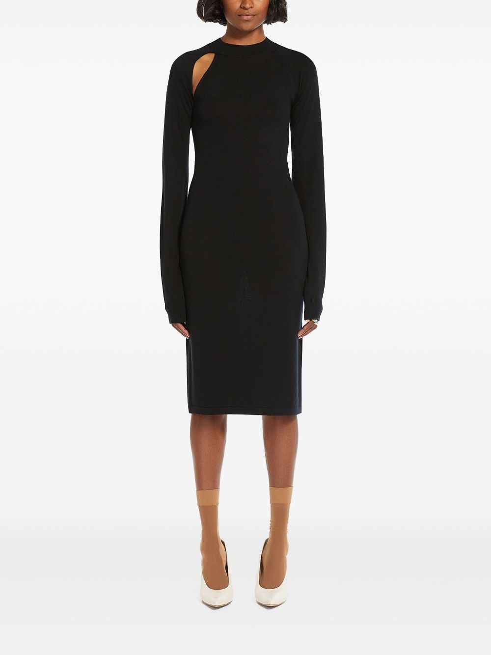 cut out-detail dress - 2