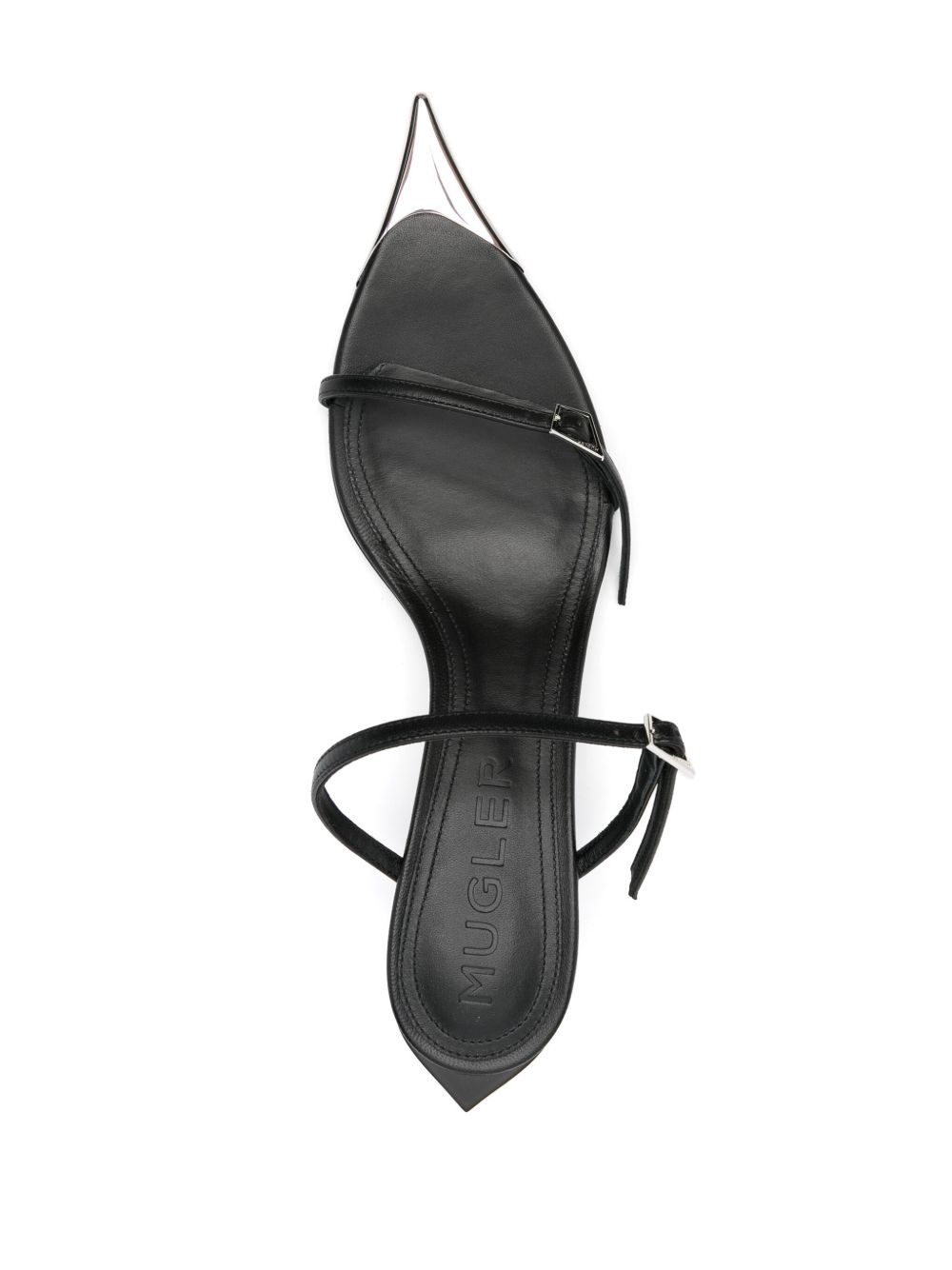 55mm leather sandals - 4