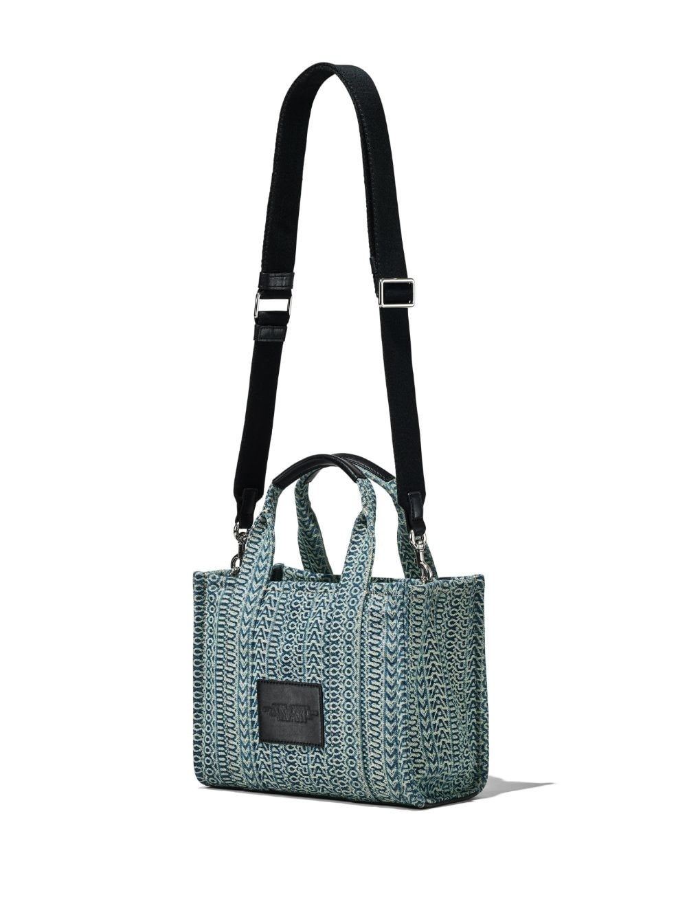 monogram jacquard tote bag - 7