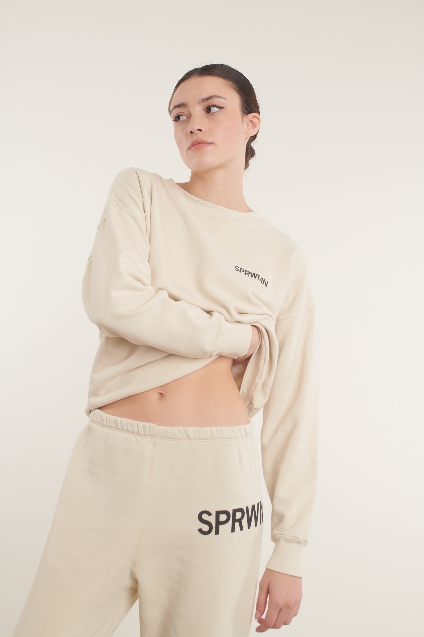 VINTAGE WHITE SMALL LOGO SWEATPANTS - 3